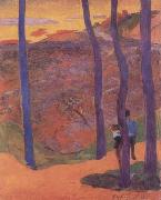 Paul Gauguin Blue Trees (mk07) painting